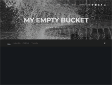 Tablet Screenshot of myemptybucket.com